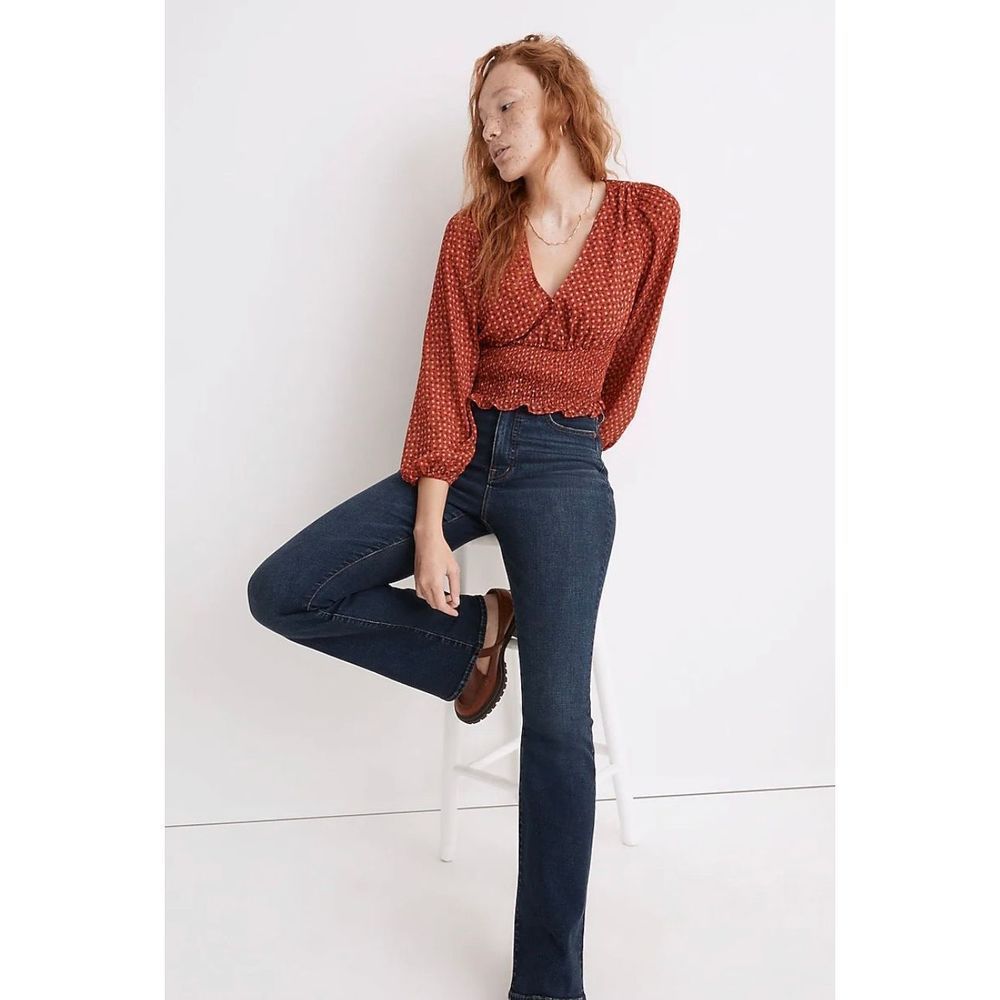 Madewell Red Blouse